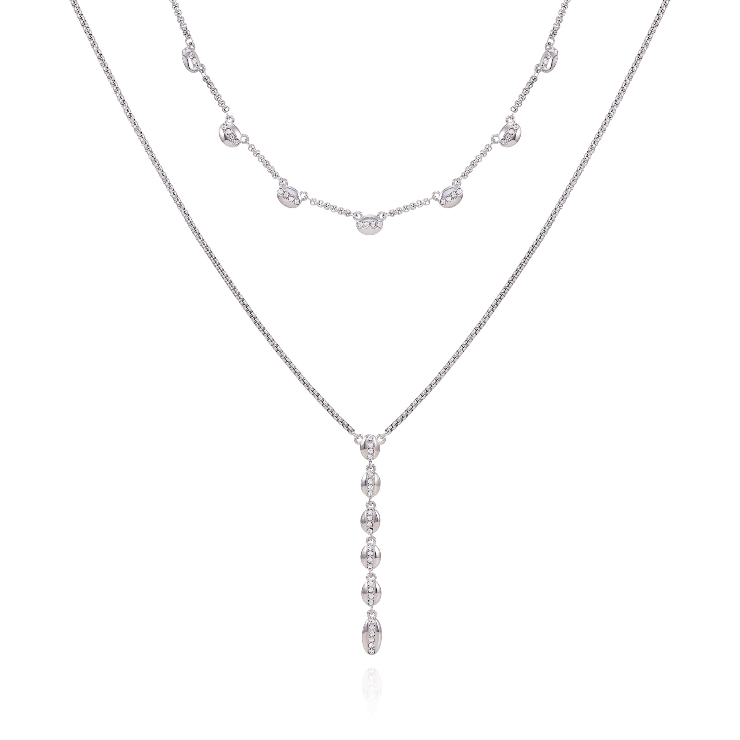 Crystal Layered Necklace