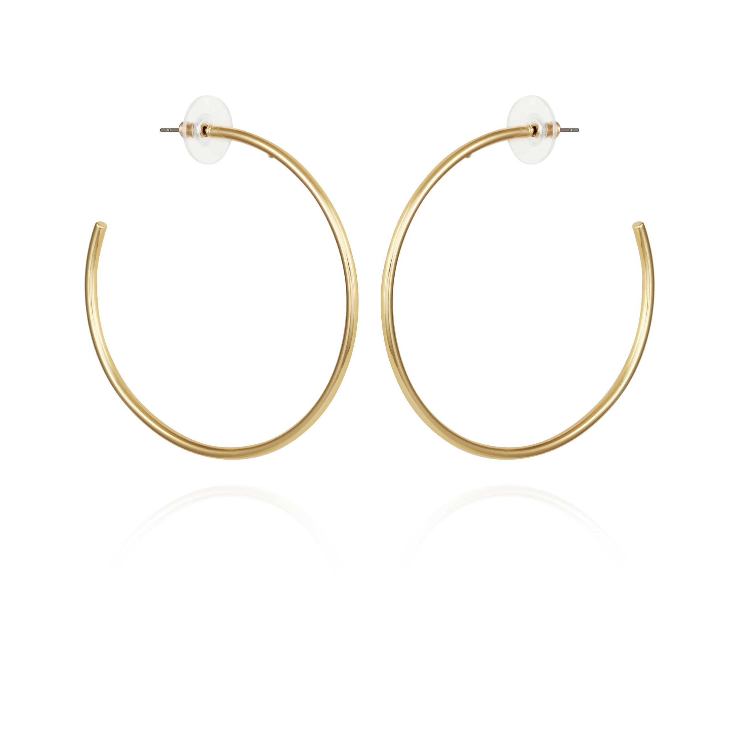 Extra Large Open Hoop Earrings