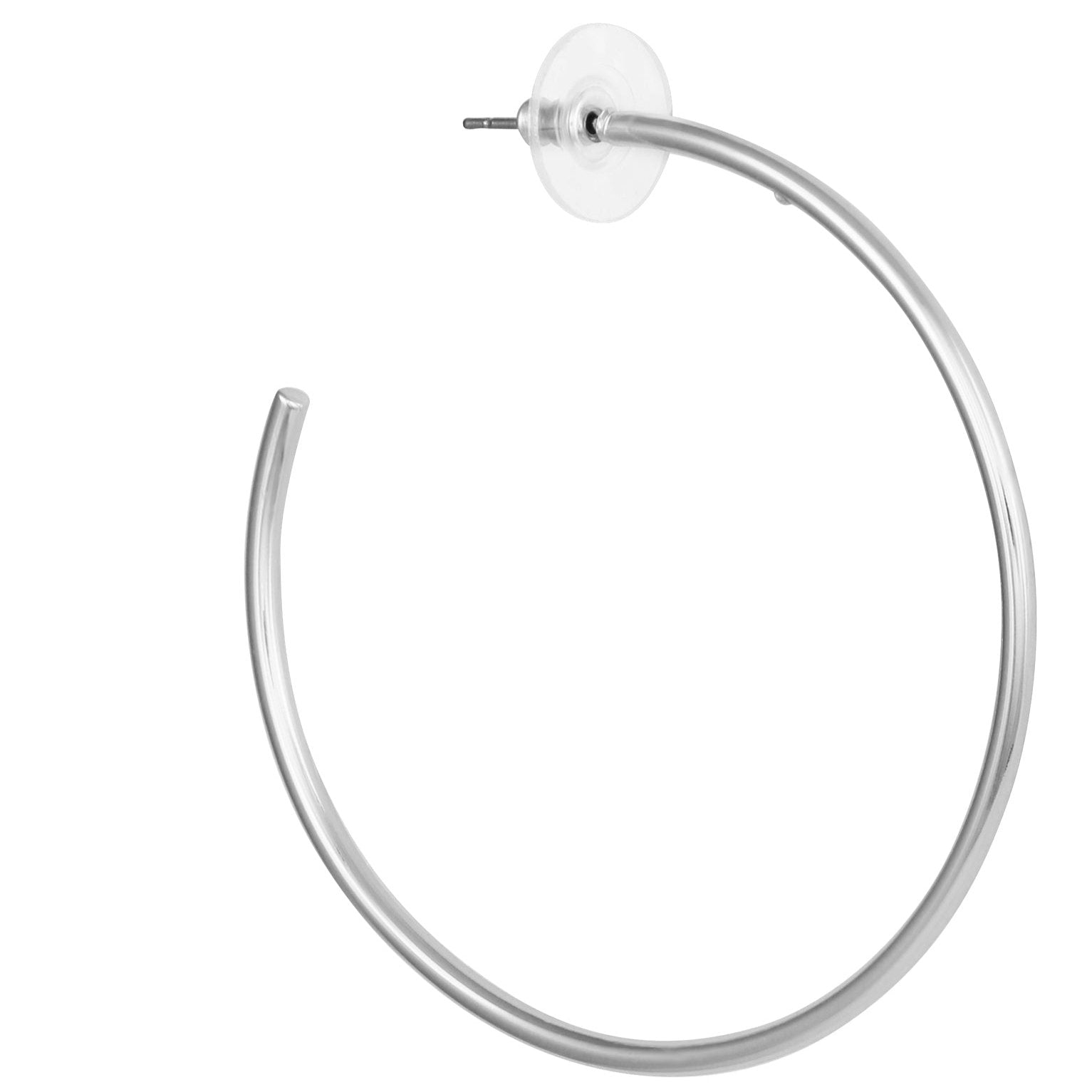 Extra Large Open Hoop Earrings - Image 2